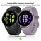 Suoman 2 Pack for Garmin vivoactive 5 Smartwatch Case 9H Tempered Glass Screen Protector Charger Port Allcoverage PC Protective Cover Bumper BlackClear