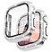 Surace 40mm Case Compatible with Apple Watch Case with Screen Protector Bling Diamond Overall Protective Case Compatible with Apple Watch Series 654 SE 40mm Clear