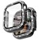 Surace 41mm Case Compatible with Apple Watch Series 9 Series 8 Series 7 Case with Screen Protector Bling Diamond Overall Protective Case Compatible with Apple Watch Series 7 8 9 41mm Black