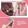 top4cus 40mm Case Compatible with Apple Watch with Builtin Tempered Glass Screen Protector PC Cover for iWatch Series 987SE 2rd SE 6 5 43 2 for Choice 40mm Pink Rose Gold Edge