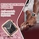 top4cus 40mm Case Compatible with Apple Watch with Builtin Tempered Glass Screen Protector PC Cover for iWatch Series 987SE 2rd SE 6 5 43 2 for Choice 40mm Pink Rose Gold Edge