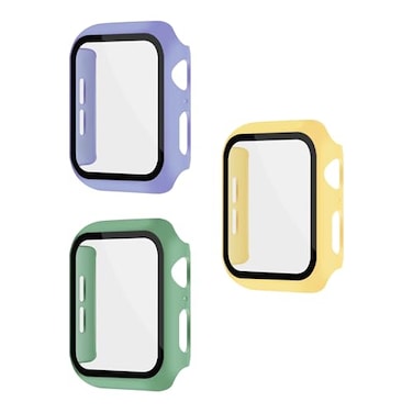 XFEN 3Pack Case with Screen Protector for Apple Watch 40mm SE Series 654 LavenderMintSageLemon