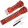 Rihahisy 16mm GShock replacement watch bands for Casio GShock GLS8900GW8900GA110GA100CGA120GD110GLS100 Camouflage Red