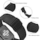 ANNEFIT Mesh Metal Watch Band 316L Stainless Steel Watch Strap Quick Release Replacement Bracelet 20mm Black