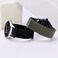 ANNEFIT Nylon Sport Loop Watch Bands 18mm 2 Packs Quick Release Adjustable Strap for Men Women Black and Army Green