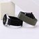 ANNEFIT Nylon Sport Loop Watch Bands 18mm 2 Packs Quick Release Adjustable Strap for Men Women Black and Army Green