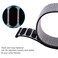ANNEFIT Nylon Sport Loop Watch Bands 18mm 2 Packs Quick Release Adjustable Strap for Men Women Black and Gray