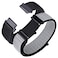 ANNEFIT Nylon Sport Loop Watch Bands 18mm 2 Packs Quick Release Adjustable Strap for Men Women Black and Gray