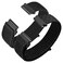 ANNEFIT Nylon Sport Loop Watch Bands 22mm 2 Packs Quick Release Adjustable Strap for Men Women Black and Reflective Black