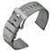 ANNEFIT Quick Release Watch Bands 20mm Military Nylon Watch Strap for Men Heavy Duty Stainless Steel Brushed Silver Buckle Grey