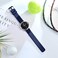ANNEFIT Silicone Watch Bands for Men Women Soft Rubber Watch Strap with Quick Release Band Width 24mm with Black Buckle Navy Blue