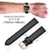 ANNEFIT Watch Band 16mm with Rose Gold Buckle Classic Oil Wax Leather Quick Release Watch Strap Black