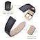 ANNEFIT Watch Band 16mm with Rose Gold Buckle Classic Oil Wax Leather Quick Release Watch Strap Black