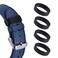 ANNEFIT Watch Bands Keeper 4PCS Leather Watch Straps Replacement Loops 22mm Black