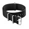 Archer Watch Straps Classic Military Style Nylon Watch Bands BlackGray 20mm