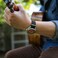 Archer Watch Straps Classic Military Style Nylon Watch Bands BlackGray 20mm