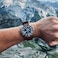 Archer Watch Straps Classic Military Style Nylon Watch Bands BlackRedGreen 22mm
