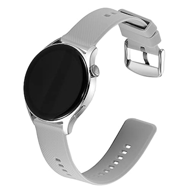 Avohome Silicone Watch BandStainless Steel BuckleQuick Releasegrey20mm
