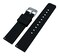 BARTON WATCH BANDS 18mm Black Soft Silicone Quick Release Straps