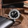BISONSTRAP Leather Watch Straps Classic Oil Waxed Leather Quick Release Replacement Band for Men and Women 18mm Dark BrownSilver Buckle