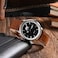 BISONSTRAP Leather Watch Straps Classic Oil Waxed Leather Quick Release Replacement Band for Men and Women 18mm Toffee BrownSilver Buckle