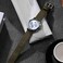 BISONSTRAP Mens Nylon Watch Bands TwoPiece Military Watch Straps Quick Release Brushed Buckle 18mm Army Green Silver Buckle