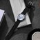 BISONSTRAP Mens Nylon Watch Bands TwoPiece Military Watch Straps Quick Release Brushed Buckle 19mm Black Silver Buckle