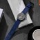 BISONSTRAP Mens Nylon Watch Bands TwoPiece Military Watch Straps Quick Release Brushed Buckle 22mm Blue Black Buckle