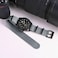 BISONSTRAP Nylon Watch Bands for Men OnePiece Military Watch Straps 22mm Grey Black Buckle