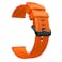 Hijiawee Compatible with Casio MDV1061AV MTPVD01 Watch Bands 22mm Soft Silicone Quickly Release Replacement Strap Wristbands for Casio MDV106 Series Orange