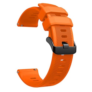 Hijiawee Compatible with Casio MDV1061AV MTPVD01 Watch Bands 22mm Soft Silicone Quickly Release Replacement Strap Wristbands for Casio MDV106 Series Orange