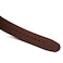 GREENOLIVE GreenOlive Silver Plated Stainless Steel Buckle Waterproof Silicone Rubber Watch Strap Watch Band 19mm Coffee