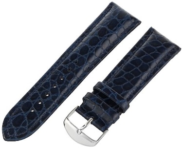 Hadley-Roma HadleyRoma Mens MSM907RF200 20mm Blue Genuine Leather Watch Strap