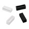 Honbay 4PCS 20mm Rubber Replacement Watch Band Strap Loops 2 Black 2 White