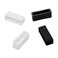 Honbay 4PCS 20mm Rubber Replacement Watch Band Strap Loops 2 Black 2 White
