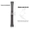 MCXGL 18mm Stainless Steel Strap Compatible with Casio A700W A158WA A168WA AE1000 Classic Bracelet Unisex Replacement Watch Band black