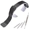 MCXGL 18mm Stainless Steel Strap Compatible with Casio A700W A158WA A168WA AE1000 Classic Bracelet Unisex Replacement Watch Band black