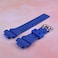 MyTime Natural Resin Replacement Watch Band Strap for Casio Mens GShock GD120GA100GA110GA100C Cross PatternBlue