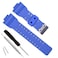 MyTime Natural Resin Replacement Watch Band Strap for Casio Mens GShock GD120GA100GA110GA100C Cross PatternBlue