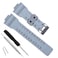 MyTime OliBoPo Natural Resin Replacement Watch Band Strap for Casio Mens GShock GD120GA100GA110GA100C Cross PatternGrey
