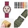 Barak Watches Quick Release Canvas Straps For Omega Watches Replacement Canvas Nylon Watch Band For Breitling Watches 24mm Blue