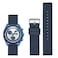Barak Watches Quick Release Canvas Straps For Omega Watches Replacement Canvas Nylon Watch Band For Breitling Watches 24mm Blue