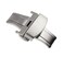 RECHERE 22mm Silver Brushed Matte Push Button Butterfly Deployment Clasp For Leather Watch band Strap