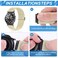 Relting Compatible with 16mm 18mm 19mm 20mm 22mm 24mm Watch Bands Quick Release Replacement WristbandAdjustable Stretchy Nylon Solo Loop Straps Fabric Braided Sport Elastic Bands for Men Women