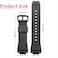 WRISTARMOR Replacement Strap Compatible with Casio GM2100 Black Resin Band Watch GM2100 Mens Wristband Black buckle