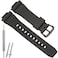 WRISTARMOR Replacement Strap Compatible with Casio GM2100 Black Resin Band Watch GM2100 Mens Wristband Black buckle