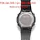 WRISTARMOR Replacement Strap Compatible with Casio GM2100 Black Resin Band Watch GM2100 Mens Wristband Silver buckle