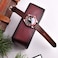 Ritche Quick Release Leather Watch Band 18mm 20mm 22mm Genuine Watch Strap for Men and Women Coffee Silver 22 mm Classic