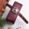 Ritche Quick Release Leather Watch Band 18mm 20mm 22mm Genuine Watch Strap for Men and Women Coffee Silver 22 mm Classic