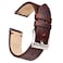 Ritche Quick Release Leather Watch Band 18mm 20mm 22mm Genuine Watch Strap for Men and Women Coffee Silver 22 mm Classic